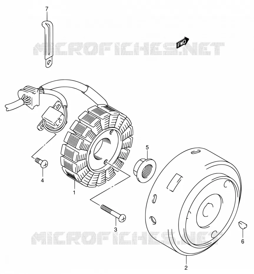 ONTSTEKING Suzuki QUAD 160 OZARK 2003  LT-F160 K3 (P19,P24,P51)
