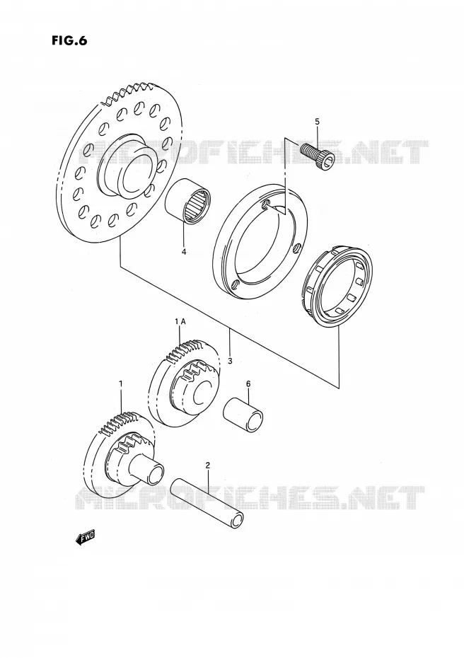 STARTMOTOR CLUTCH Suzuki QUAD 160 OZARK 1996  LT-F160 T (P02,P24)