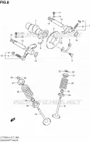 NOKKENAS   VALVES voor Suzuki OZARK 250 2014