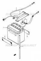 ACCU voor Suzuki OZARK 250 1997