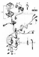 BEDRADING voor Suzuki OZARK 250 1997