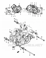 CASING voor Suzuki OZARK 250 1997