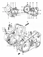 CASING voor Suzuki OZARK 250 1997