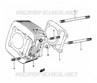 CILINDER voor Suzuki OZARK 250 1997