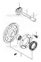 STARTMOTOR CLUTCH voor Suzuki OZARK 250 1997