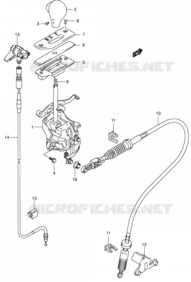 VERSNELLINGSPOOK Suzuki QUAD 400 EIGER 2007  LT-F400F K7 (P03,P28,P33)