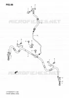 FRONT REMSLANG voor Suzuki KINGQUAD 400 2010