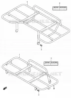 CARRIER (MODEL K4/K5/K6/K7) voor Suzuki EIGER 400 2007