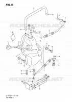 OLIE SLANG voor Suzuki QUADSPORT 400 2008