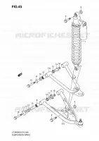 SCHOKDEMPER   VORKBEEN voor Suzuki QUADSPORT 400 2008