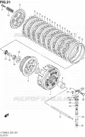 KOPPELING voor Suzuki QUADSPORT 400 2013