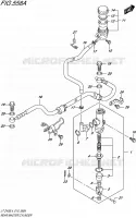 ACHTER HOOFDREMCILINDER voor Suzuki QUADSPORT 400 2014