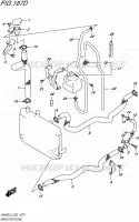 RADIATOR SLANG (AN400ZAL6 E02) voor Suzuki BURGMAN 400 2016