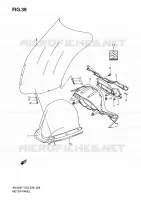 SNELHEIDSMETER PANEL voor Suzuki BURGMAN 400 2010