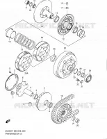 TRANSMISSION (1) voor Suzuki BURGMAN 400 2010