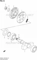 CRANK BALANCER voor Suzuki BURGMAN 400 2011