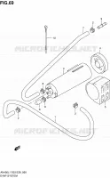 FUEL EVAP SYSTEM (AN400AL1 E33) voor Suzuki BURGMAN 400 2011