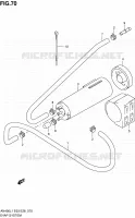 FUEL EVAP SYSTEM (AN400ZAL1 E33) voor Suzuki BURGMAN 400 2011
