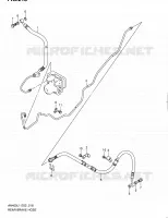 ACHTER REMSLANG (AN400AL1 E24) voor Suzuki BURGMAN 400 2011
