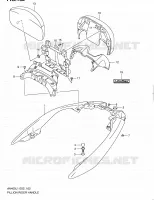 BACKREST (AN400ZAL1 E02) voor Suzuki BURGMAN 400 2011