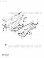 FOOTREST voor Suzuki BURGMAN 400 2011