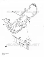 FRAME (AN400L1 E02) voor Suzuki BURGMAN 400 2011