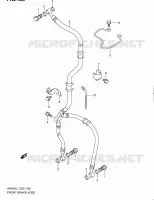 FRONT REMSLANG (AN400L1 E19) voor Suzuki BURGMAN 400 2011