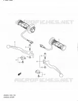 HANDGRIPS   LEVERS (AN400ZAL1 E19) voor Suzuki BURGMAN 400 2011