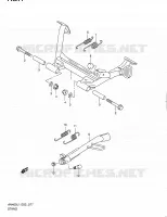 STAND voor Suzuki BURGMAN 400 2011