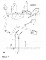STUUR (AN400AL1 E19) voor Suzuki BURGMAN 400 2011