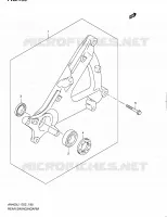 SWINGARM voor Suzuki BURGMAN 400 2011