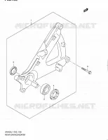 SWINGARM voor Suzuki BURGMAN 400 2011