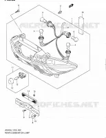 TAIL LIGHT ASSY voor Suzuki BURGMAN 400 2011
