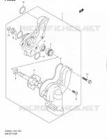 WATERPOMP voor Suzuki BURGMAN 400 2011