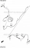ACHTER REMSLANG (AN400AL5 E19) voor Suzuki BURGMAN 400 2015