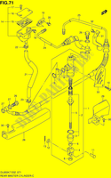 ACHTER HOOFDREMCILINDER (DL650AK7/AK8/AK9/AL0/AUEL0) voor Suzuki V-STROM 650 2010
