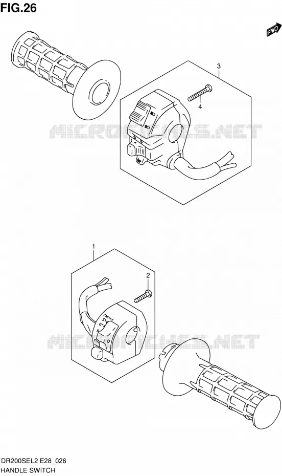 SCHAKELAARS Suzuki MOTO 200 DR 2012  DR200SE L2 (E03,E28,E33)