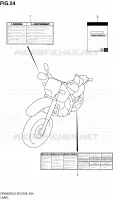 ETIKET (DR650SEL2 E28) voor Suzuki DR 650 2012