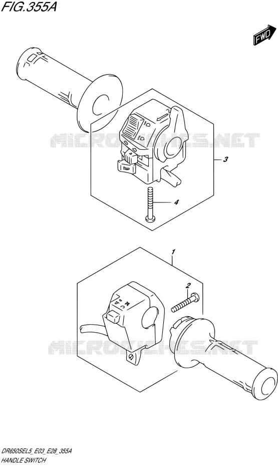 SCHAKELAARS Suzuki MOTO 650 DR 2015  DR650SE L5 (E03,E28,E33)