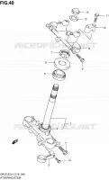 STUURKOLOM voor Suzuki DR-Z 125 1994