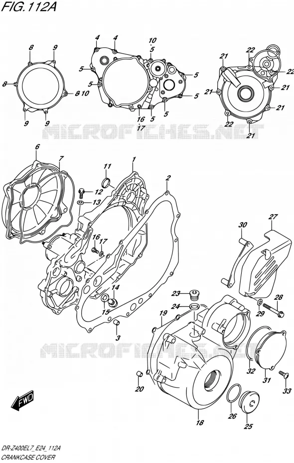 CASING Suzuki MOTO 400 DR-Z 2017  DR-Z400E L7 (E24)