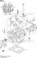 CILINDERKOP voor Suzuki DR-Z 400 2014