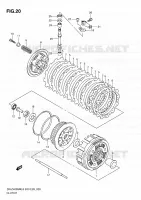 KOPPELING voor Suzuki DR-Z 400 2010