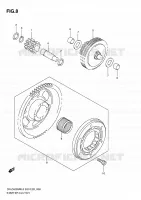 STARTMOTOR CLUTCH voor Suzuki DR-Z 400 2010