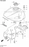 BENZINETANK voor Suzuki BANDIT-S 1250 2016