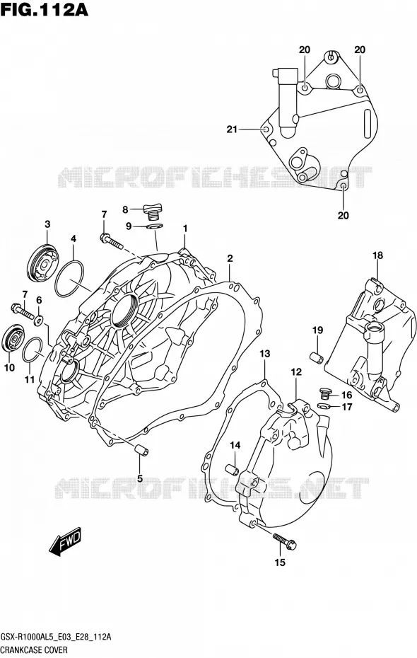 CASING Suzuki MOTO 1000 GSX-R 2015  GSX-R1000A L5 (E03,E28,E33)