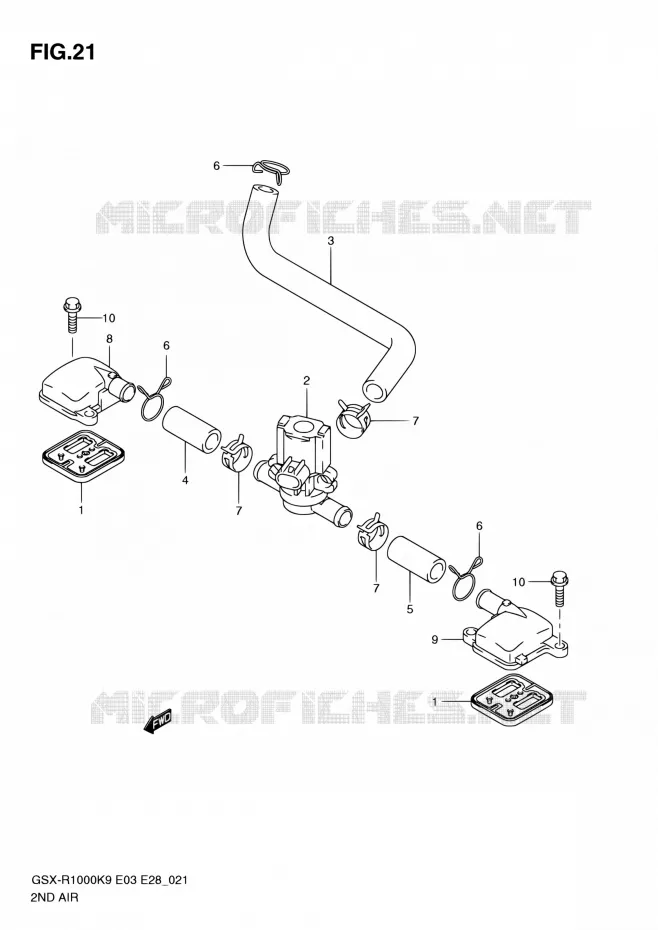 ANTI VERVUILINGS SYSTEM Suzuki MOTO 1000 GSX-R 2010  GSX-R1000 L0/GSX-R1000Z L0 (E03,E28,E33)