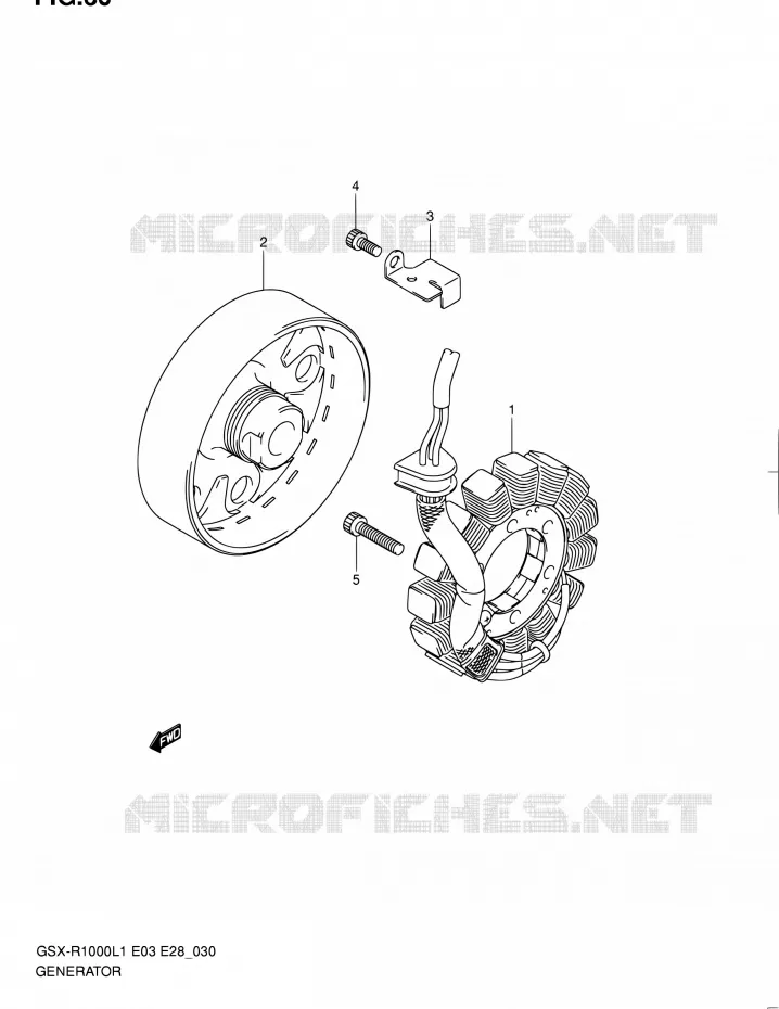ALTERNATOR Suzuki MOTO 1000 GSX-R 2011  GSX-R1000 L1 (E03,E28,E33)