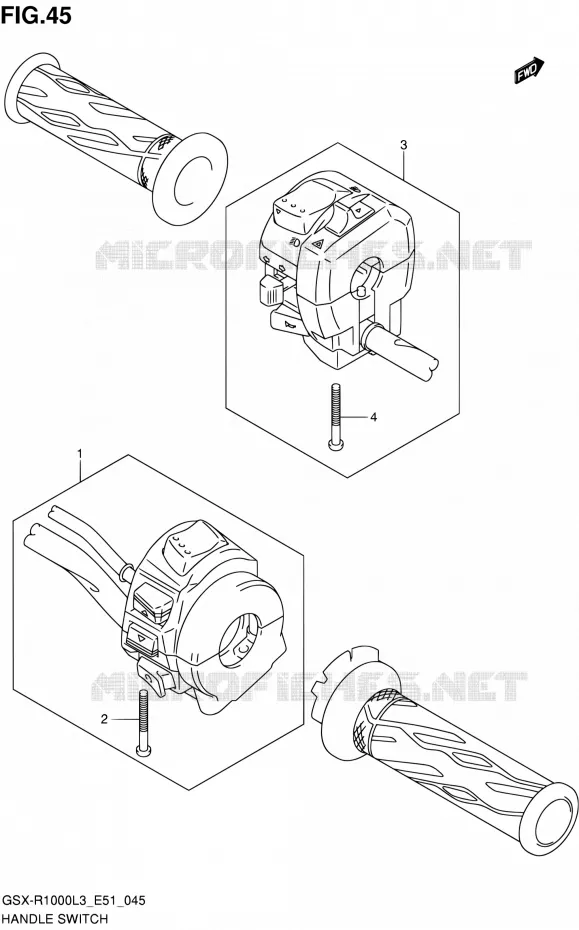 SCHAKELAARS Suzuki MOTO 1000 GSX-R 2013  GSX-R1000 L3/GSX-R1000Z L3 (E51)