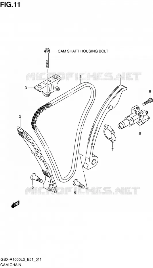 TIMING Suzuki MOTO 1000 GSX-R 2013  GSX-R1000 L3/GSX-R1000Z L3 (E51)